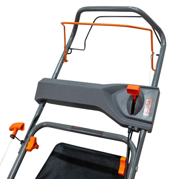 Mașină de tuns gazon DAC 120XLS, motor 4 CP 161cc, autopropulsată, lățime tăiere 46 cm, reglaj 25-75 mm, funcție 3 în 1, sac 55L, șasiu metalic, benzină [6]