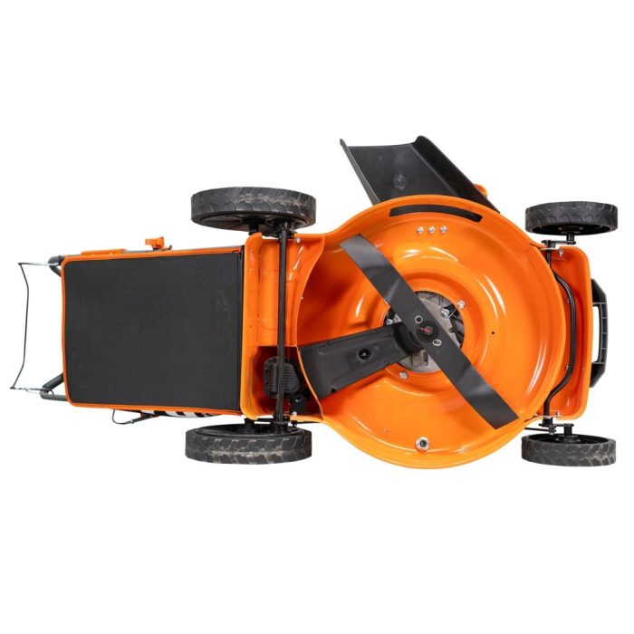 Mașină de tuns gazon DAC 150XLS, motor 5 CP 173cc, autopropulsată, lățime tăiere 50 cm, reglaj 25-65 mm, funcție 3 în 1, sac 55L, variator turație, șasiu metalic, benzină, ideală pentru grădină și cur [12]