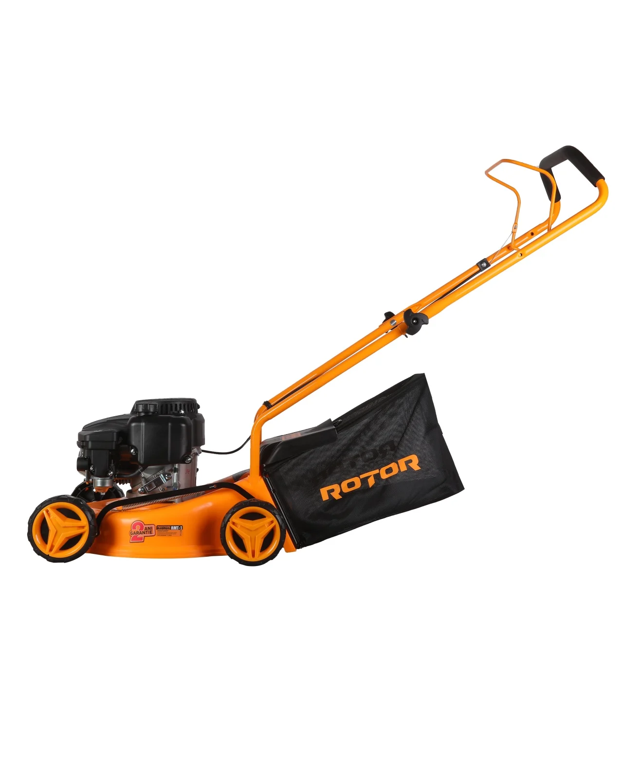 Masina de tuns gazon/iarba pe benzina ROTOR RMT-1, Sac colector 40 L, 4 Timpi, Putere 2.5 CP, Latime taiere 40 cm, 7 trepte de taiere [3]