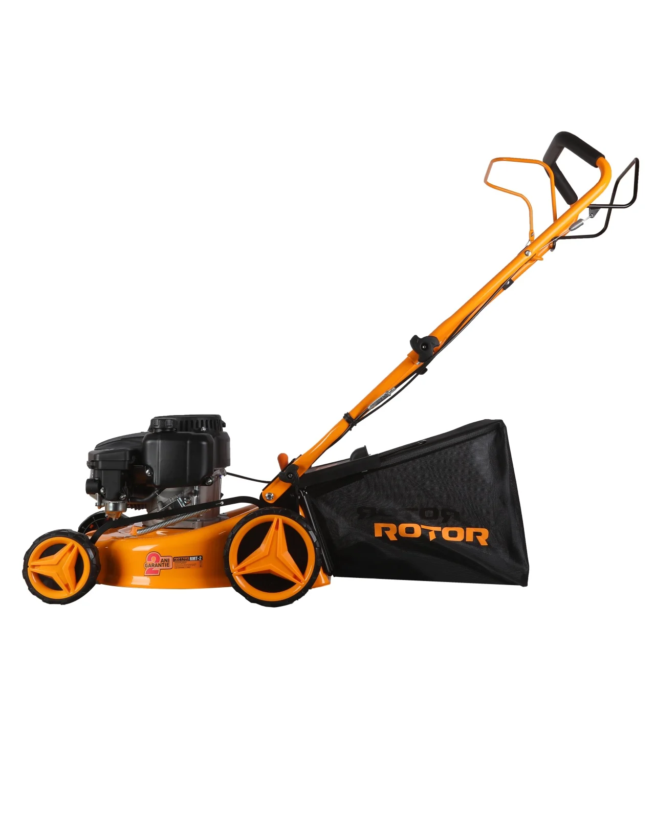 Masina de tuns gazon/iarba pe benzina ROTOR RMT-2, Autopropulsata, 7 Trepte, Sac colector 40L, Latime Lucru 40 cm, 4 Timpi, Putere 2,5 CP, [2]