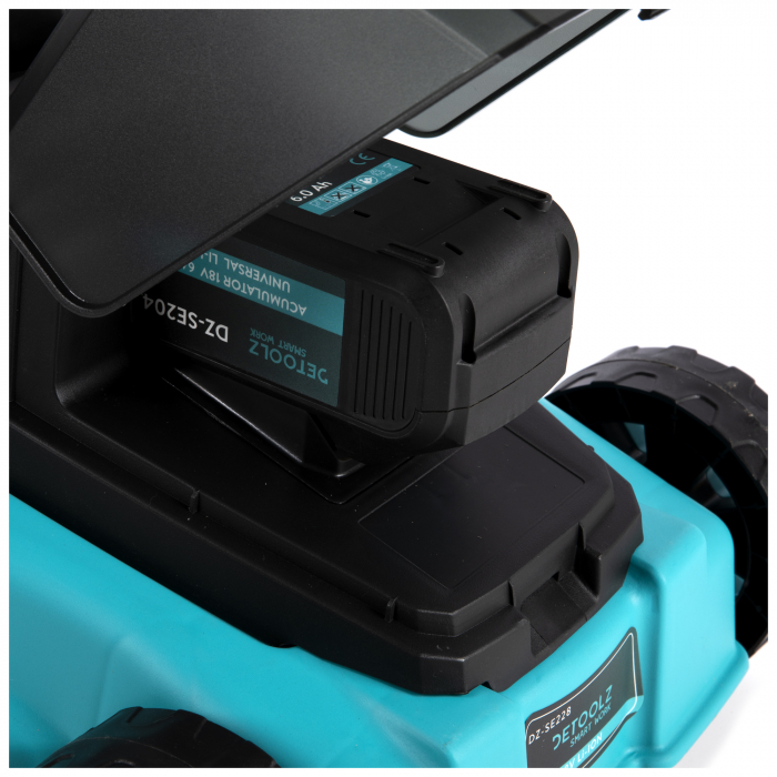 Masina de tuns gazonul pe acumulator 18V, 320mm, 20l, Detoolz DZSE228 [4]