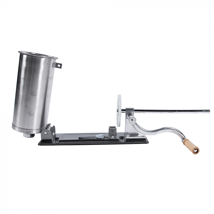 Masina de umplut carnati ( CARNATAR ) 3 kg ORIZONTAL Inox + 5 palnii MICUL FERMIER GF-0823-S001-G02 [14]