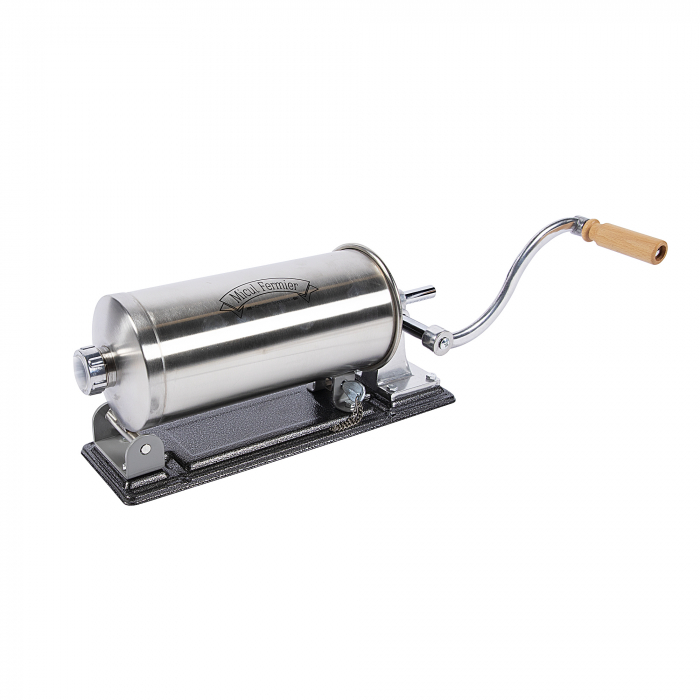 Masina de umplut carnati ( CARNATAR ) 3 kg ORIZONTAL Inox + 5 palnii MICUL FERMIER GF-0823-S001-G02 [12]