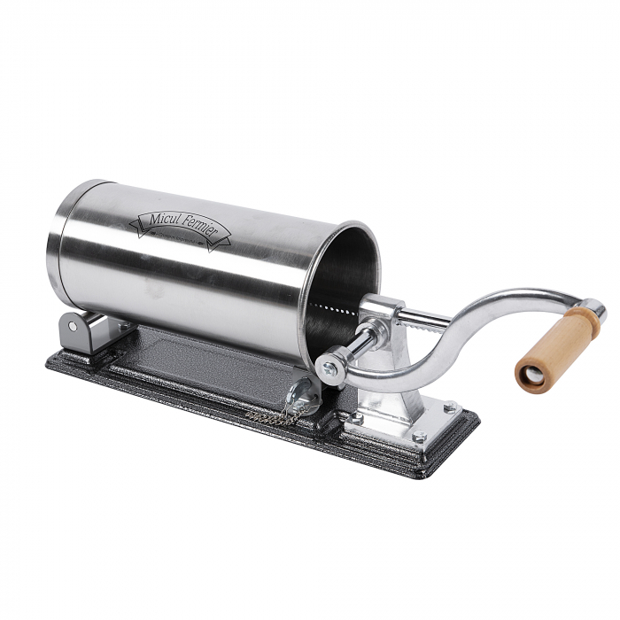 Masina de umplut carnati ( CARNATAR ) 3 kg ORIZONTAL Inox + 5 palnii MICUL FERMIER GF-0823-S001-G02 [16]