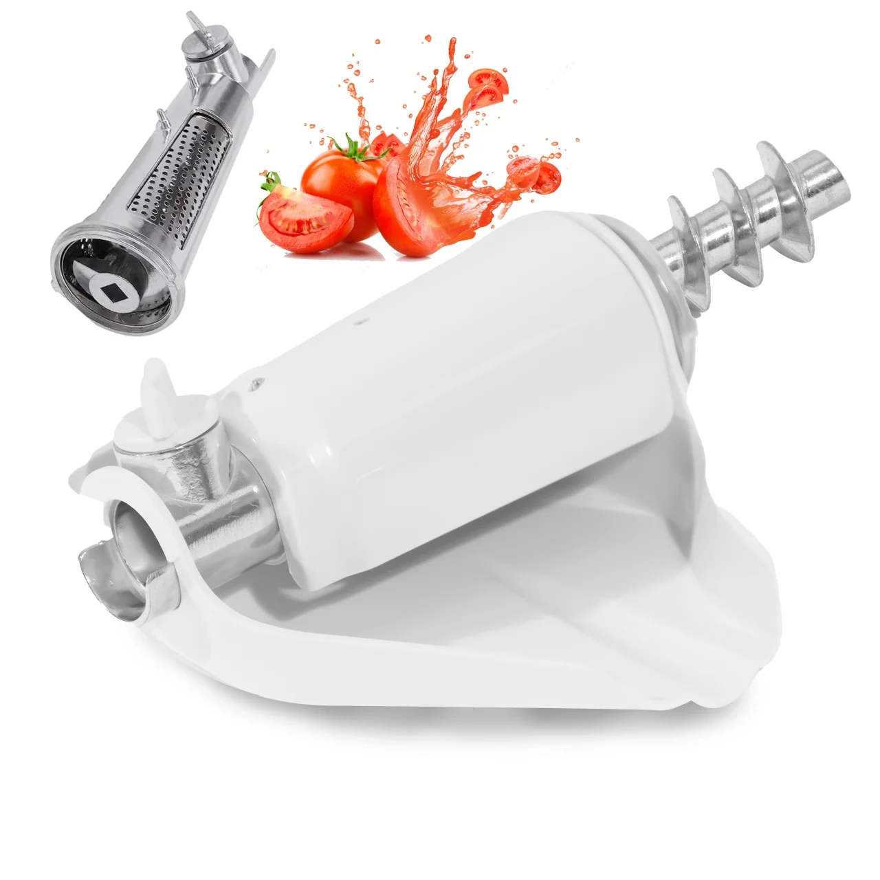 Masina electrica de tocat carne BÖHM MG1033R, 1.5 Kg/min, 300-1340 W + Adaptor suc rosii [5]
