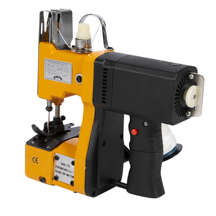 PACHET - Masina Profesionala Pentru Cusut Saci Rafie, Hartie, Panza-Plastic 210w taiere automata, Micul Fermier GF-1681 + 10 Mosoare ata pentru masina de cusut saci [13]