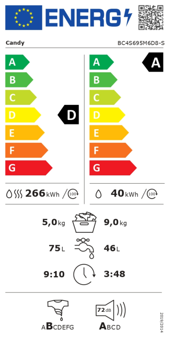 Masina spalat cu uscator, 9kg, 1600 rpm, D, wifi, [7]