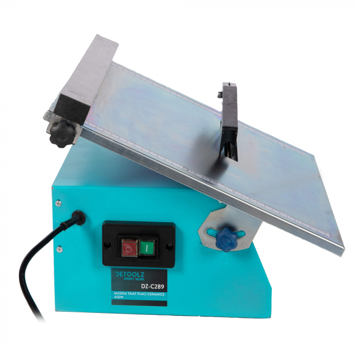 Masina taiat placi ceramice 450W, DETOOLZ DZ-C289, adancime de taiere 90˚: 34 mm, turatie 2950 rpm [4]