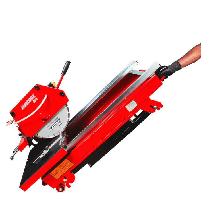 Mașină taiat placi zidarie Raider Pro RDP‑TMS35, 2.2 kW, Ø350 mm, tăiere max. 90 mm, masă glisantă, sistem de udare 37,8 L [9]