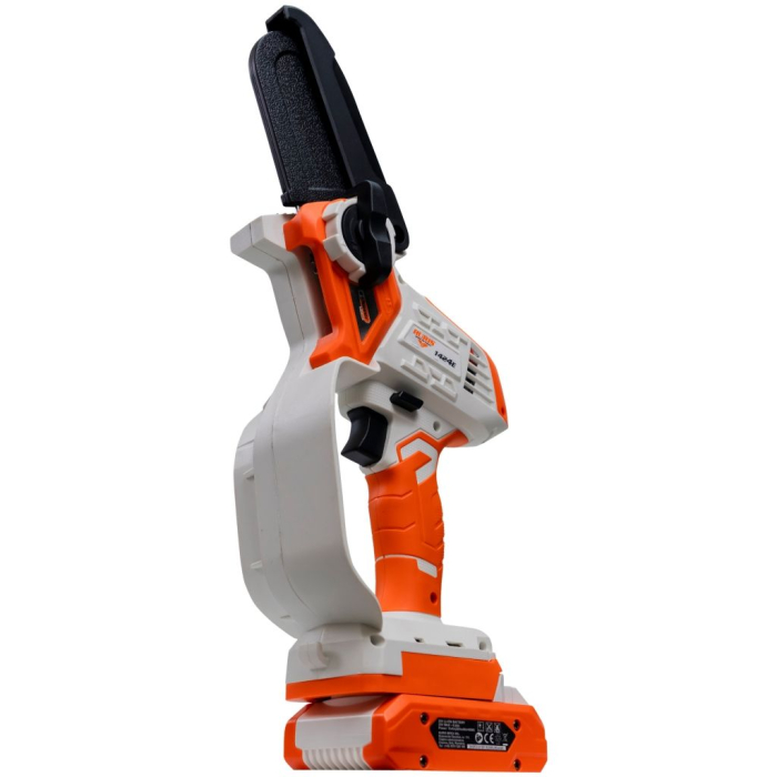 Mini motoferăstrău telescopic RURIS 1424e, 20V, șină 100 mm, braț extensibil 129-170 cm, motor electric cu perii, 2.5 kg [6]