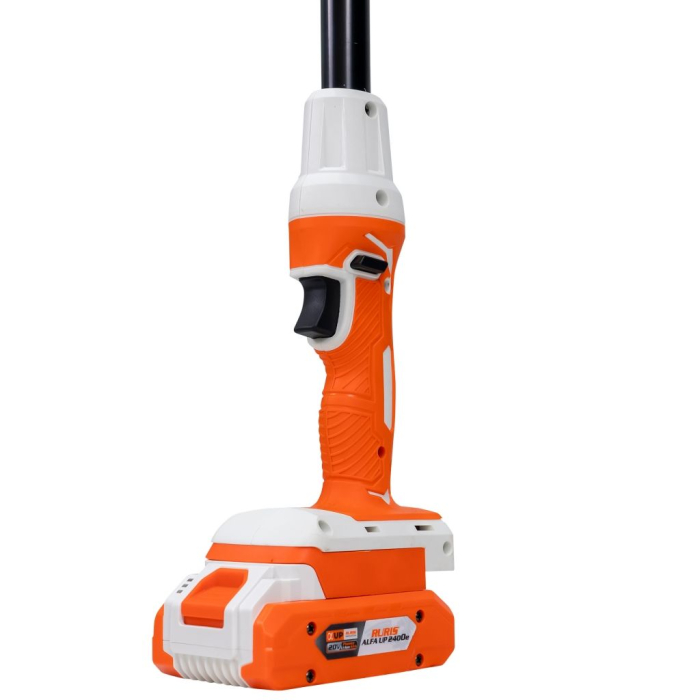 Mini motoferăstrău telescopic RURIS 1424e, 20V, șină 100 mm, braț extensibil 129-170 cm, motor electric cu perii, 2.5 kg [11]