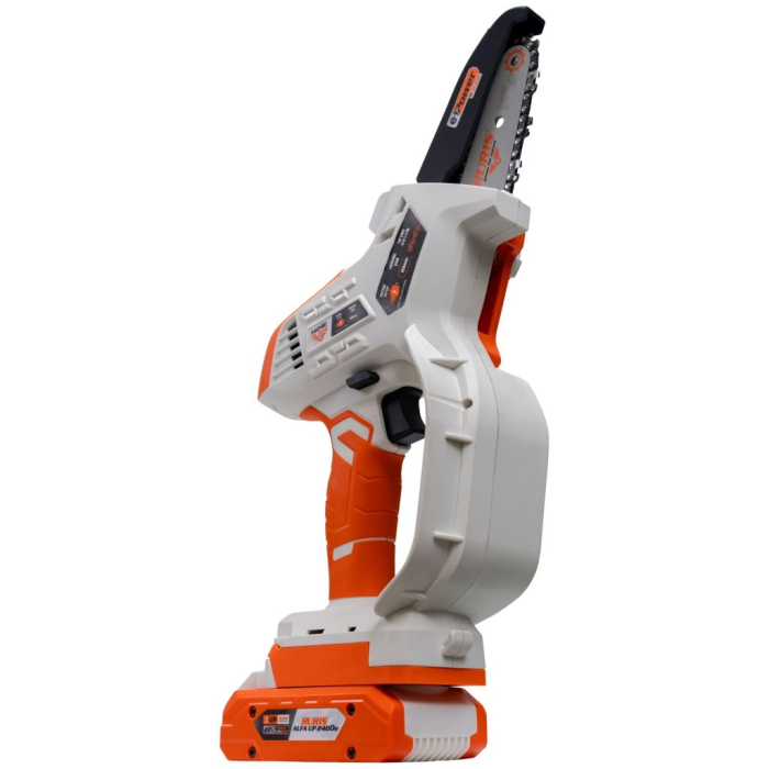 Mini motoferăstrău telescopic RURIS 1424e, 20V, șină 100 mm, braț extensibil 129-170 cm, motor electric cu perii, 2.5 kg [8]