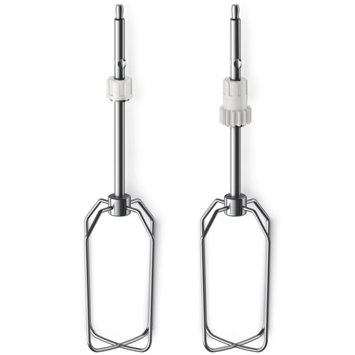 Mixer de mana Philips Viva Collection, 450 W, Bol actionare automata, 5 viteze, Functie Turbo, Alb/Gri [3]