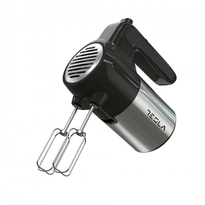 Mixer de mana Tesla MX301BX, 300W, 5 viteze + Turbo, Negru/Inox [2]