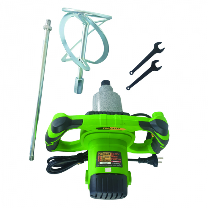 Mixer pentru mortar Procraft pmm2500, 1400 w, 0-600/0-900 rpm [2]