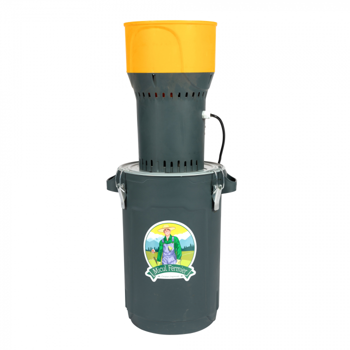 Moara electrica 1000W/19000 rpm cu galeata plastic 25L, Micul Fermier GF-2451 [8]
