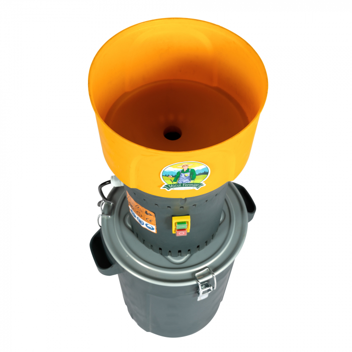 Moara electrica 1000W/19000 rpm cu galeata plastic 25L, Micul Fermier GF-2451 [4]