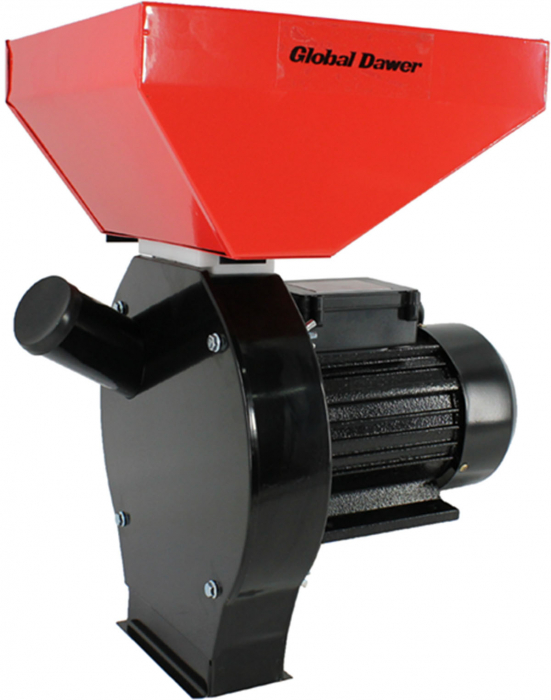 Moara electrica cuva mare pentru cereale, Global Dawer, 3500 W, 200 kg/h [1]