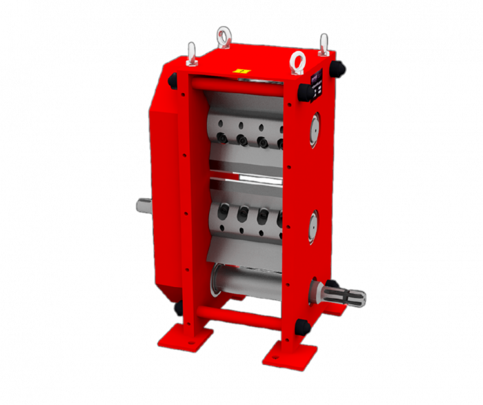 Modul tocător crengi AM-80 BD PTO Tehno MS – echipament robust cu 6 cuțite din oțel, pentru prelucrarea ramurilor și resturilor lemnoase [1]