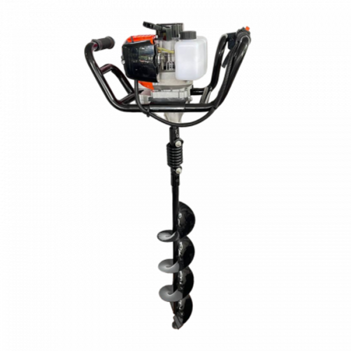 Motoburghiu pentru pământ, 1.9 CP, motor 2 timpi, burghiu 800x150 mm, model 57901 [3]