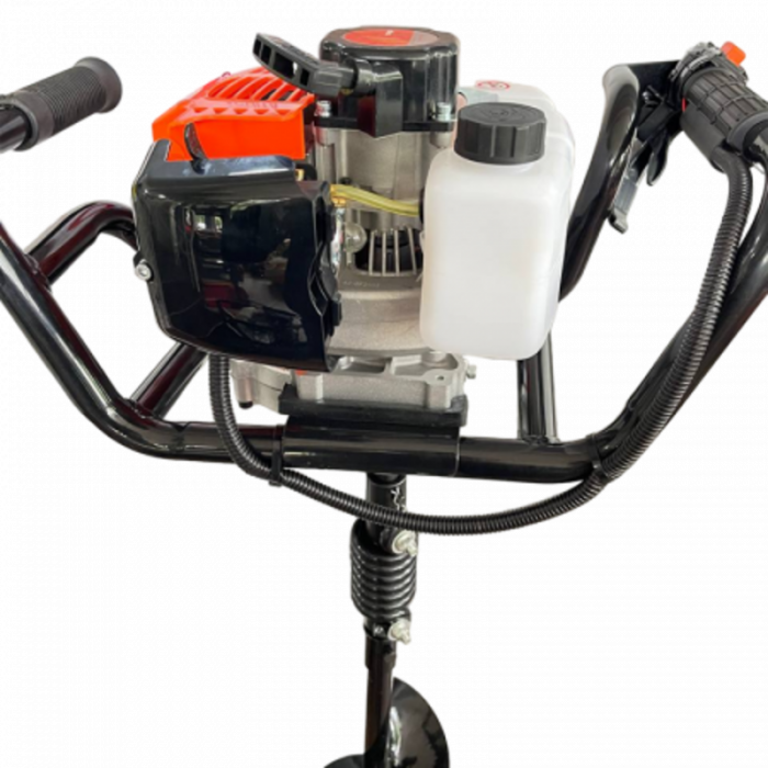 Motoburghiu pentru pământ, 1.9 CP, motor 2 timpi, burghiu 800x150 mm, model 57901 [2]