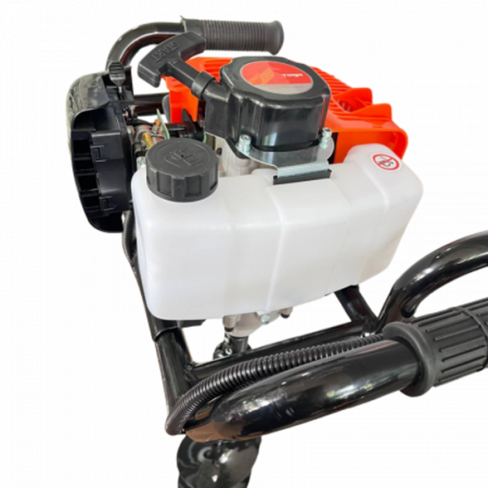 Motoburghiu pentru pământ, 1.9 CP, motor 2 timpi, burghiu 800x150 mm, model 57901 [5]