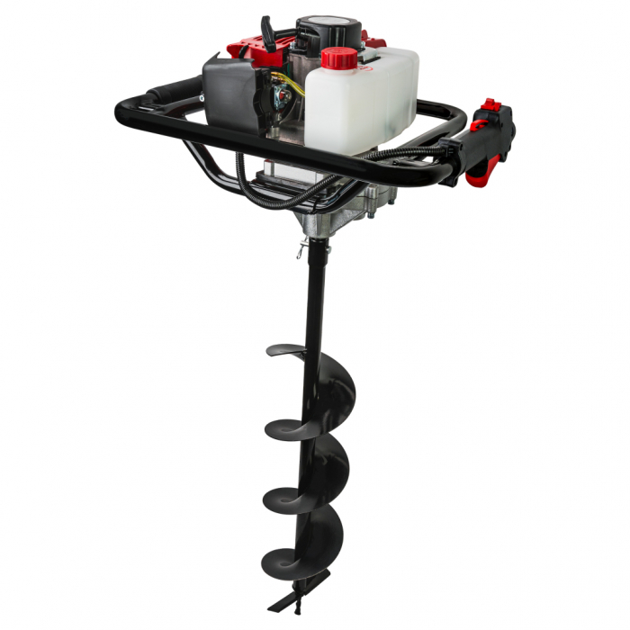 Motoburghiu pe Benzină 1.8kW 2,5 CP, RD-EA03 - Burghiu Inclus 200mm, Performanță Puternică și Motor 2 Timpi [3]