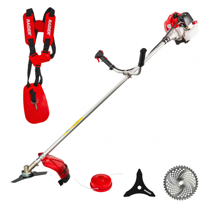 Motocoasa cu 4 accesorii 1.5kW 2 cp, 28mm RD-GBC26 2K [1]
