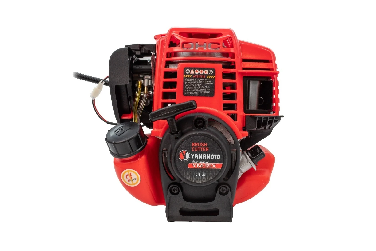 Motocoasă de mână YAMAMOTO YM35X, Motor 4 Timpi, 52CC, 5.6CP, Disc 40T, Mosor și Ham [12]
