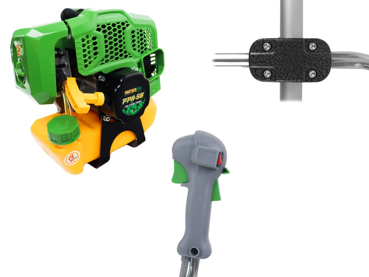 Motocoasa PartnerPro PPA-56, motor in 2T, putere 5.8 CP, rotatii 10000 rpm, 6 accesorii [3]
