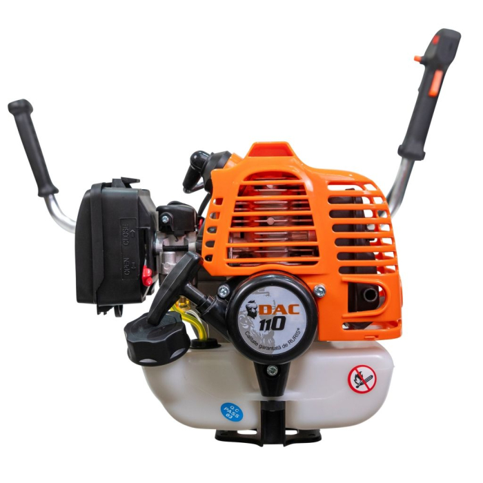 Motocoasă pe benzină DAC 110, motor TEZ, 1.2 CP, 26 cc, ham Dual Balance, cuțit 3 dinți, 8 kg [3]
