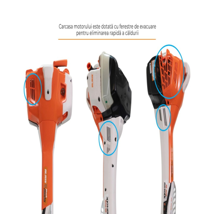 Motocoasă pe benzină RURIS RR400C, motor KHUMMA, 2.8 CP, 41.2 cc, sistem antivibrații, ham Dual Balance, 6.7 kg [8]