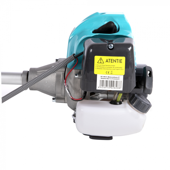 Motocositoare DETOOLZ, 2T benzina, 1.9 CP, 1.4 Kw, 52CC, 4 accesorii, 6500 rpm, Detoolz DZ-M121 [2]