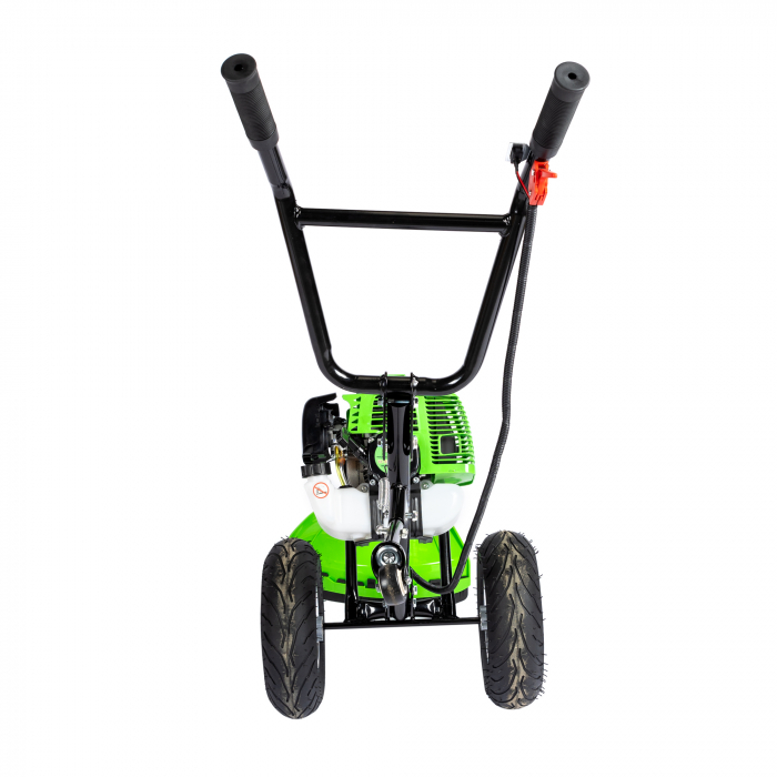 Motocositoare pe benzina cu roti Micul Fermier, 2T, putere 4 CP, turatie 9500 RPM, pornire rapida, 3 accesorii [2]