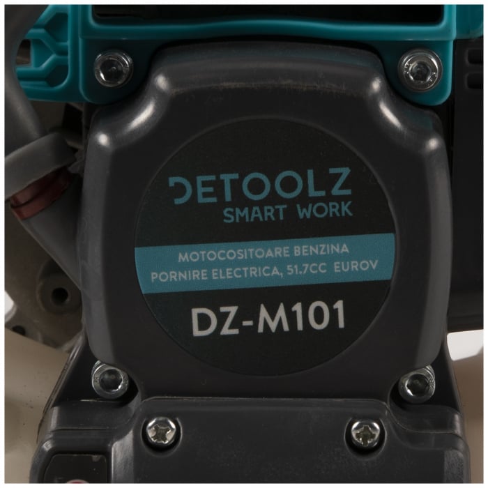 Motocoasa pe benzina Detoolz in 2 timpi, pornire la sfoara si la buton, putere 1.9 CP, 6500 rpm, 1.4 Kw, 51.7 CC, euro V, 6 accesorii, DZ-M101 [11]