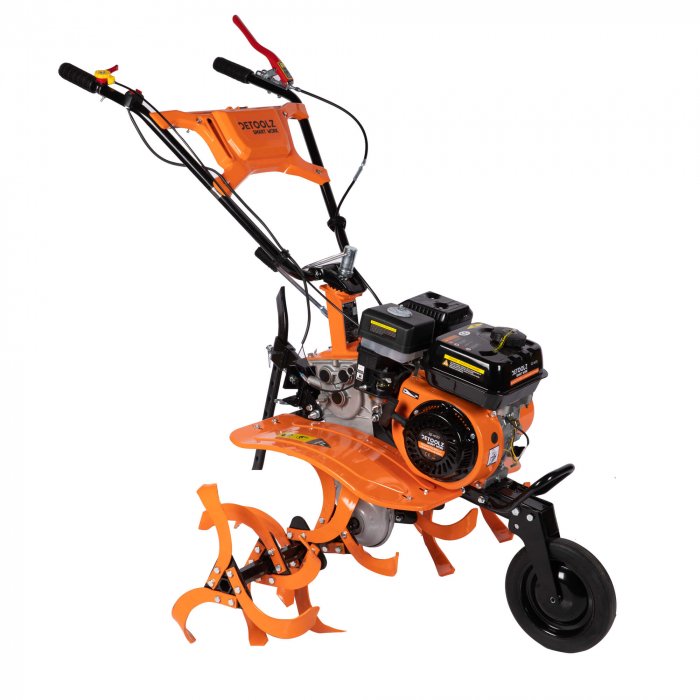 Motocultor DETOOLZ 7CP,motor benzina 4 timpi, 7 CP, 212 CC, adancime de lucru 29 cm, latime de lucru 90 cm, rarita ajustabila, roti metalice DZ-M123 [2]