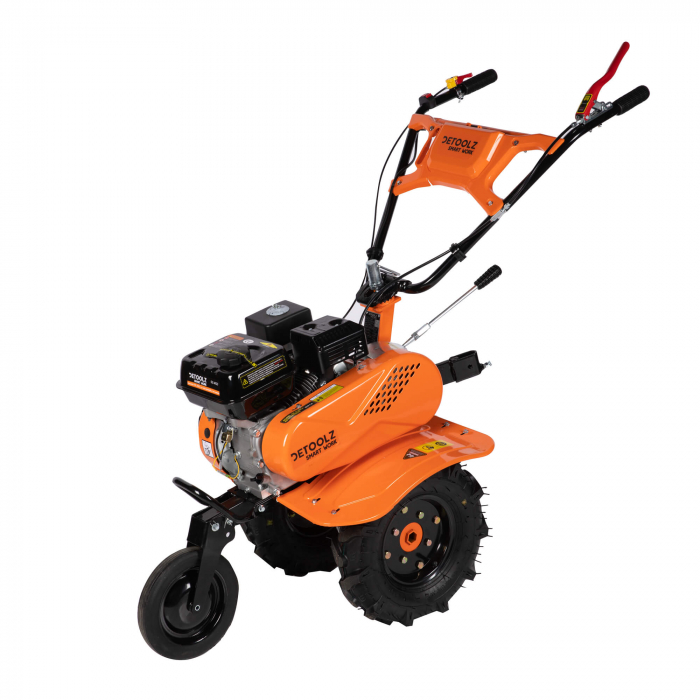 Motocultor DETOOLZ 7CP,motor benzina 4 timpi, 7 CP, 212 CC, adancime de lucru 29 cm, latime de lucru 90 cm, rarita ajustabila, roti metalice DZ-M123 [4]