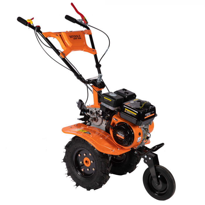 Motocultor DETOOLZ 7CP,motor benzina 4 timpi, 7 CP, 212 CC, adancime de lucru 29 cm, latime de lucru 90 cm, rarita ajustabila, roti metalice DZ-M123 [6]