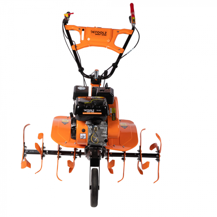Motocultor DETOOLZ 7CP,motor benzina 4 timpi, 7 CP, 212 CC, adancime de lucru 29 cm, latime de lucru 90 cm, rarita ajustabila, roti metalice DZ-M123 [17]