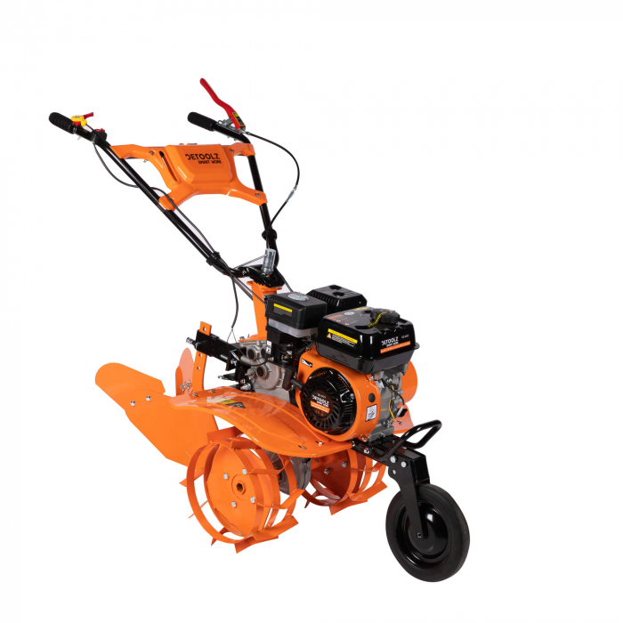 Motocultor DETOOLZ 7CP,motor benzina 4 timpi, 7 CP, 212 CC, adancime de lucru 29 cm, latime de lucru 90 cm, rarita ajustabila, roti metalice DZ-M123 [3]