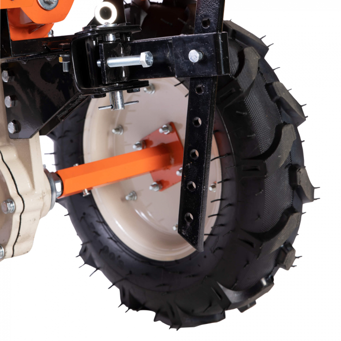 Motocultor DETOOLZ DZ-M127, 10 CP, 418 CC cu plug reversibil mare si roti metal, DZ-M127 [7]