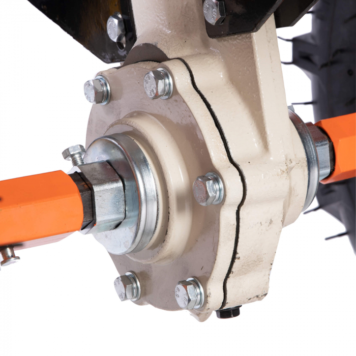 Motocultor DETOOLZ DZ-M127, 10 CP, 418 CC cu plug reversibil mare si roti metal, DZ-M127 [8]
