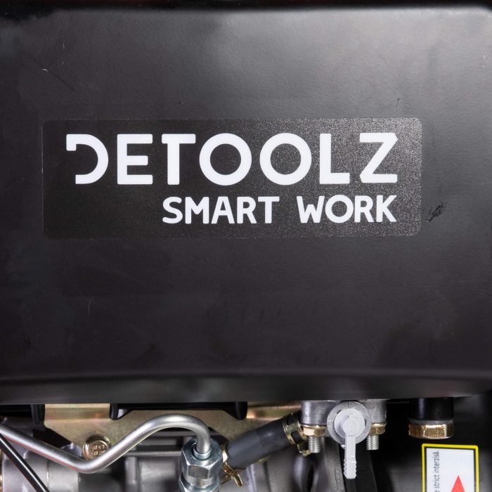 Motocultor DETOOLZ DZ-M127, 10 CP, 418 CC cu plug reversibil mare si roti metal, DZ-M127 [18]