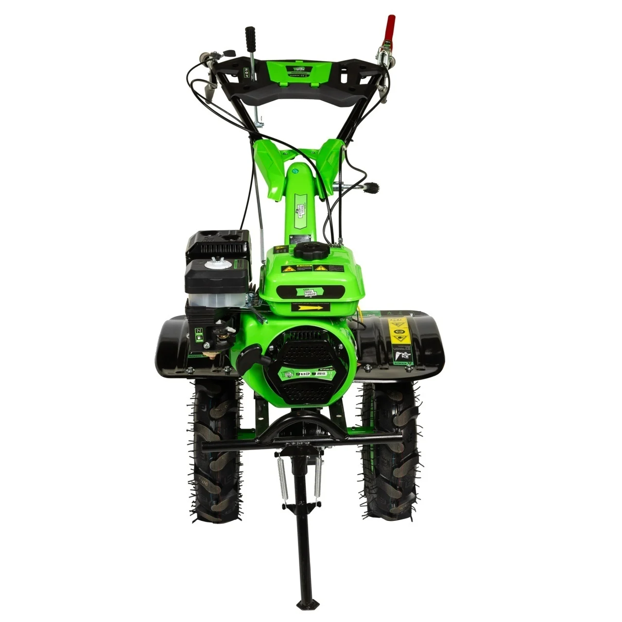 Motocultor Micul Fermier, transmisie pinioane, 8.5CP, 212cc, motor pe benzina 4 timpi, 3 trepte de viteza, pornire manuala [2]