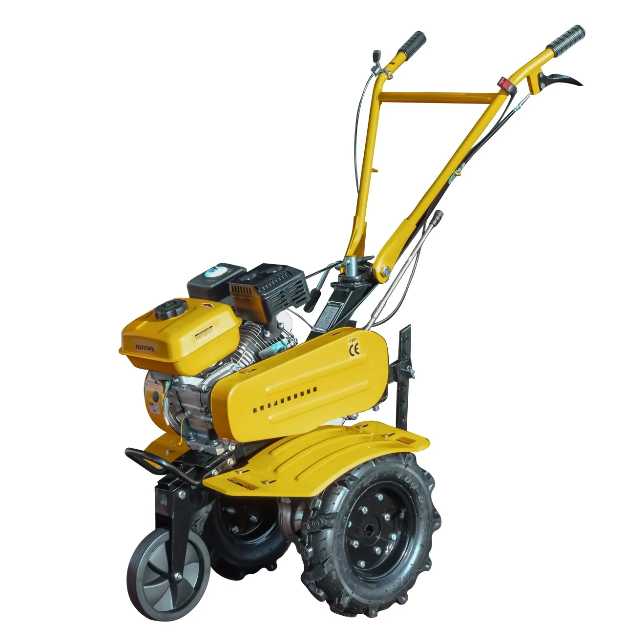 Motocultor pe benzină ROTOR RPT-75, 6.5 CP, Motor 4T, Lățime de cultivare ajustabilă 500-1000 mm, Adâncime cultivare 150-250 mm [1]