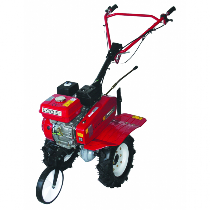 Motocultor Raider RD-T04, 7 CP, benzină, 2+1 viteze, 208cc, lățime reglabilă 30–100 cm, adâncime 15–35 cm [2]