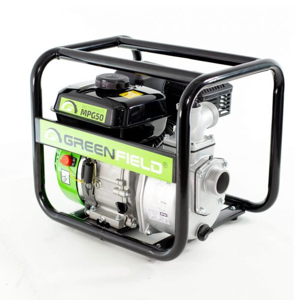 Motopompa 2" Greenfield MPG50, motor euro V, benzina, putere 7.0 CP, debit 42000 l/h, inaltime refulare 32 m [7]