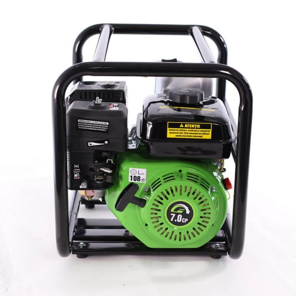 Motopompa 3" Greenfield MPG80, motor euro V, benzina, putere 7.0 CP, debit 63000 l/h, inaltime refulare 30 m [8]