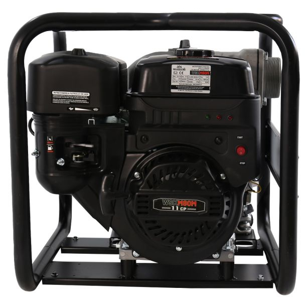 Motopompa 3" pentru apa cu namol Wasserkonig WSKM80M, maxim 55 m³/ora , inaltime refulare max 20 m, motor euro V, benzina, putere 7 CP [5]