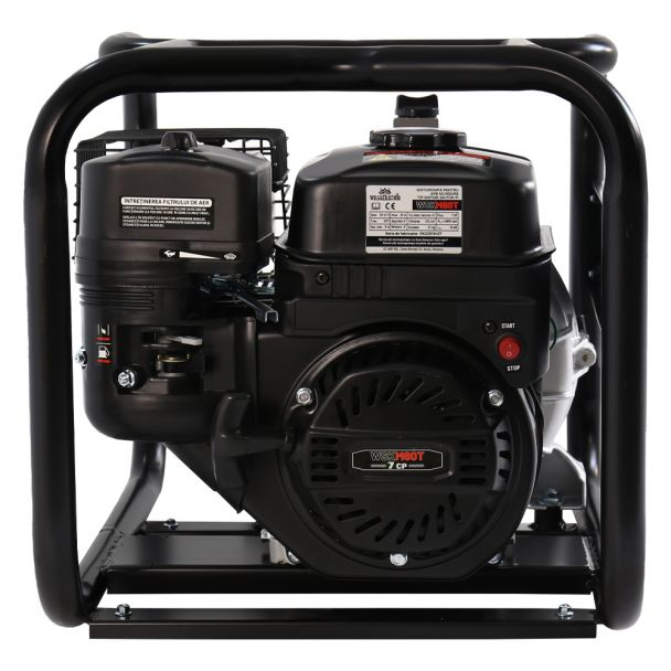 Motopompa 3" pentru apa murdara Wasserkonig WSKM80T, maxim 55 m³/ora , inaltime refulare max 30 m, motor euro V, benzina, putere 7 CP [8]